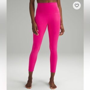 Lululemon sonic pink align pant size 2 25” inseam